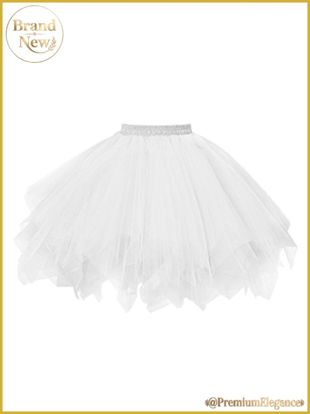 Vintage 1950s Tulle Petticoat Ballet Tutu Skirt Bubble Hem